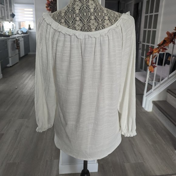 Max Studio white blouse - Picture 4 of 7